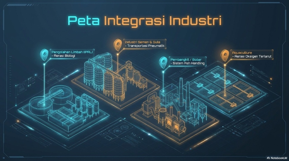 industri yang menggunakan blower