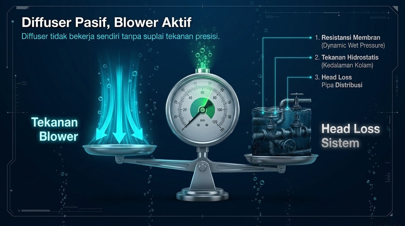 Fine Bubble Diffuser - efektivitas performa blower